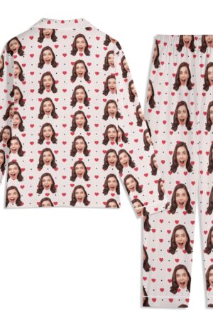 Unisex Long Sleeve Adult Nightwear Pajama Set