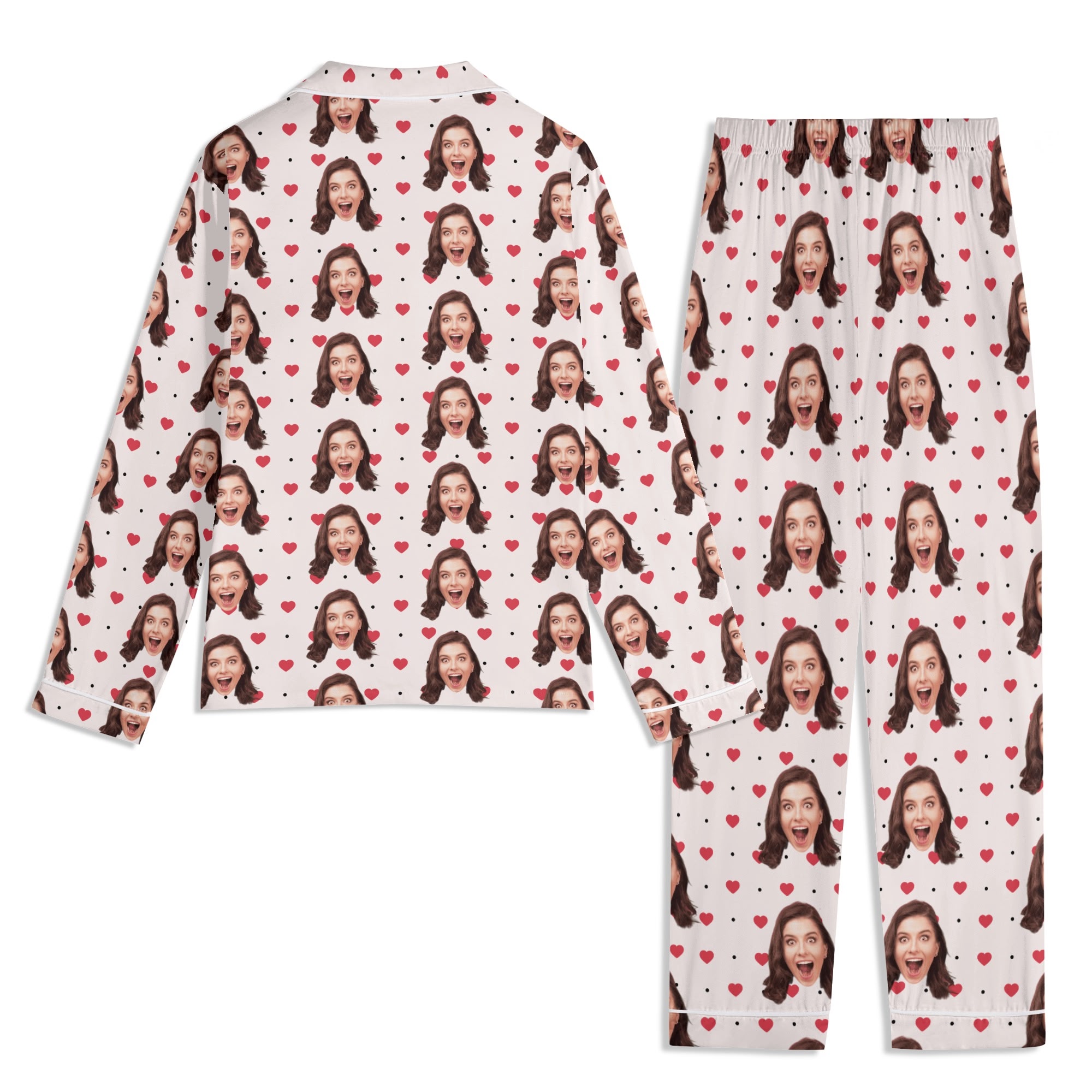 Unisex Long Sleeve Adult Nightwear Pajama Set - Image 15