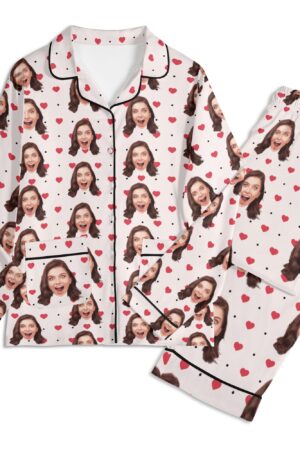 Unisex Long Sleeve Adult Nightwear Pajama Set