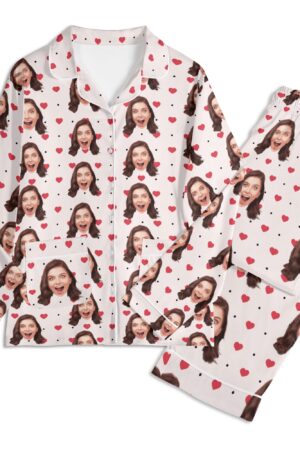 Unisex Long Sleeve Adult Nightwear Pajama Set