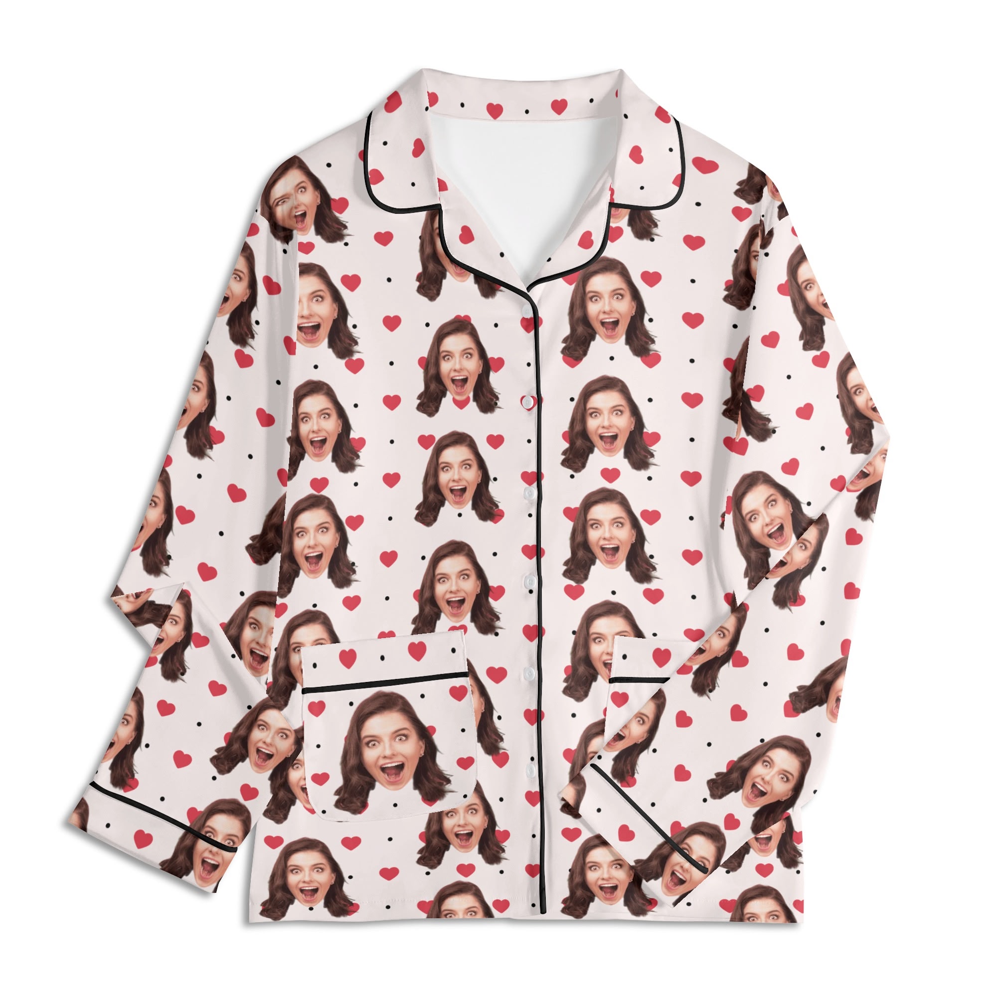 Unisex Long Sleeve Adult Nightwear Pajama Set - Image 6