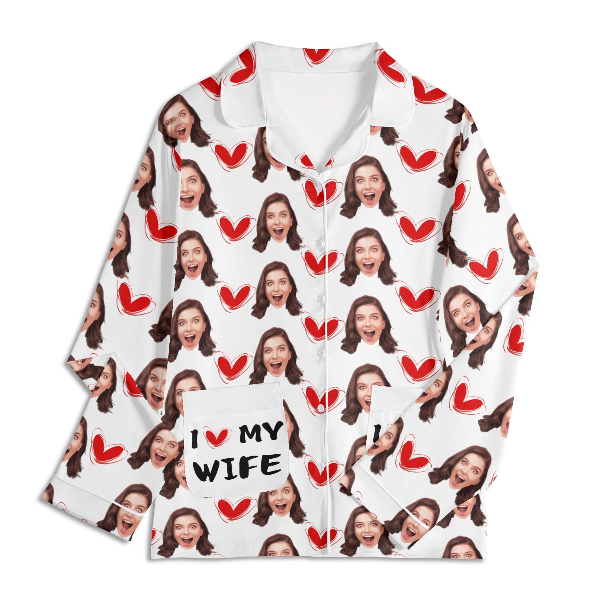 Unisex Long Sleeve Adult Nightwear Pajama Set - Image 18