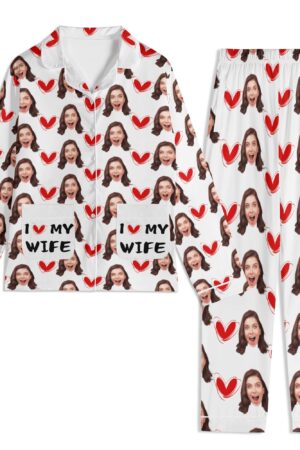 Unisex Long Sleeve Adult Nightwear Pajama Set