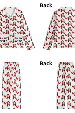 Unisex Long Sleeve Adult Nightwear Pajama Set