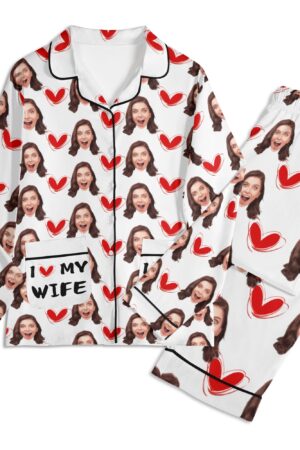 Unisex Long Sleeve Adult Nightwear Pajama Set