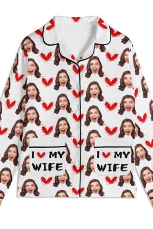 Unisex Long Sleeve Adult Nightwear Pajama Set