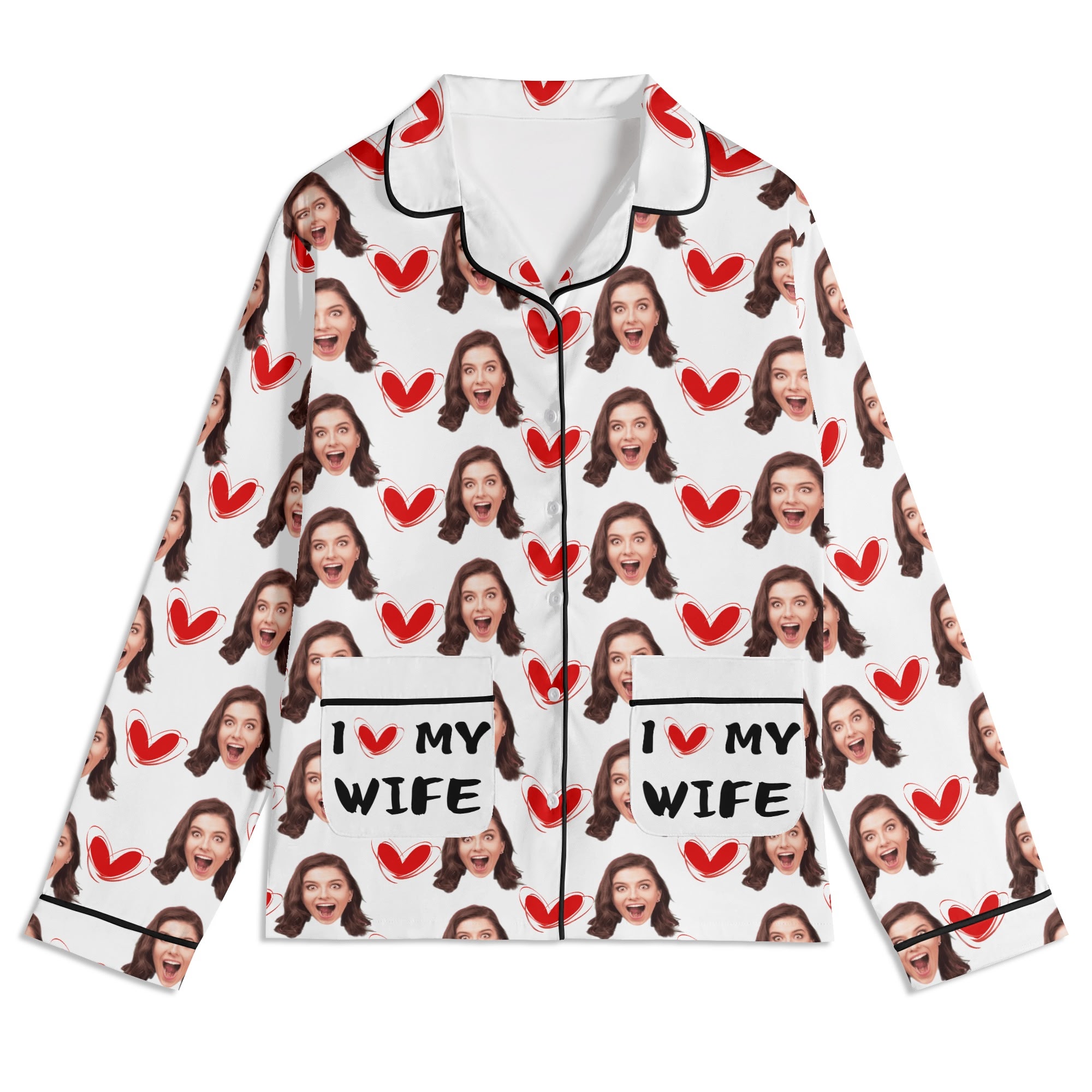 Unisex Long Sleeve Adult Nightwear Pajama Set - Image 5