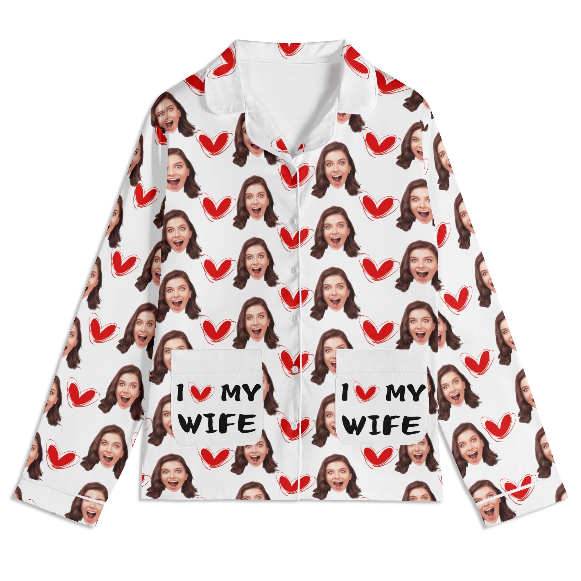 Unisex Long Sleeve Adult Nightwear Pajama Set - Image 17