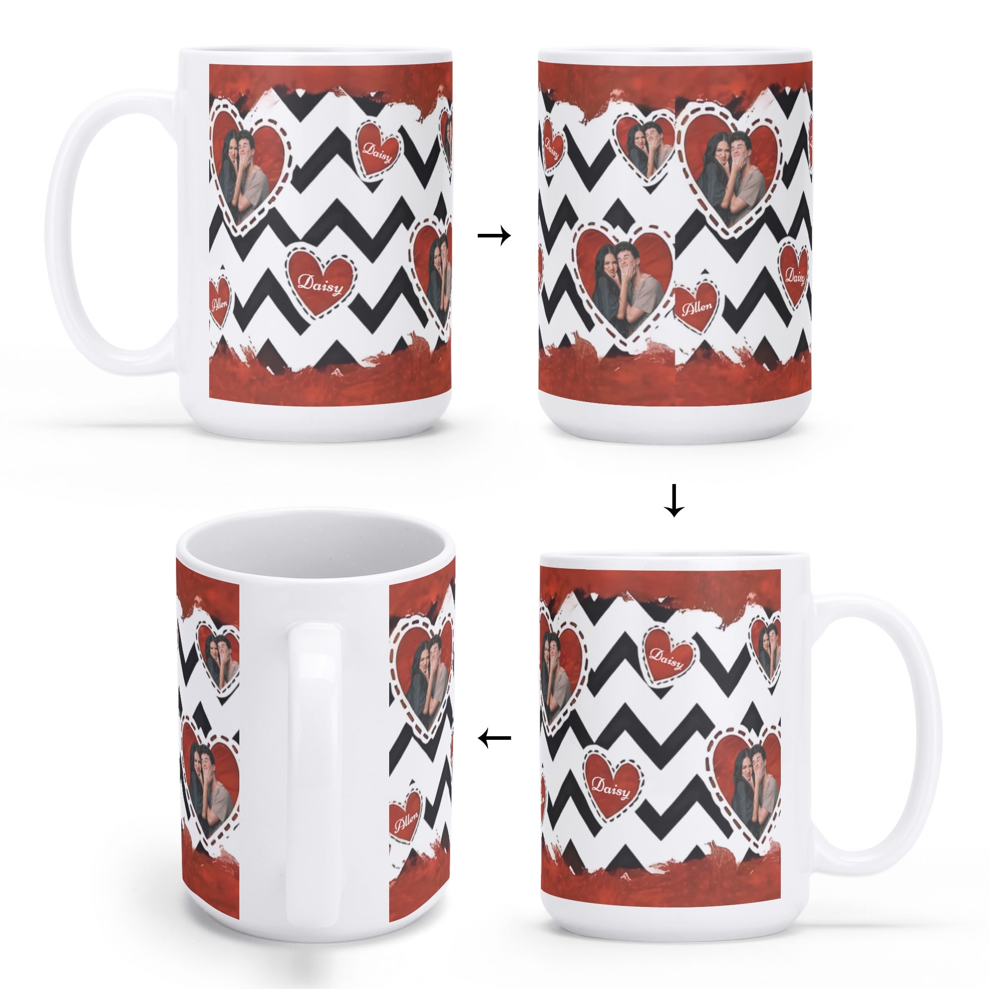 White Glossy Mug (15 oz) - Image 2