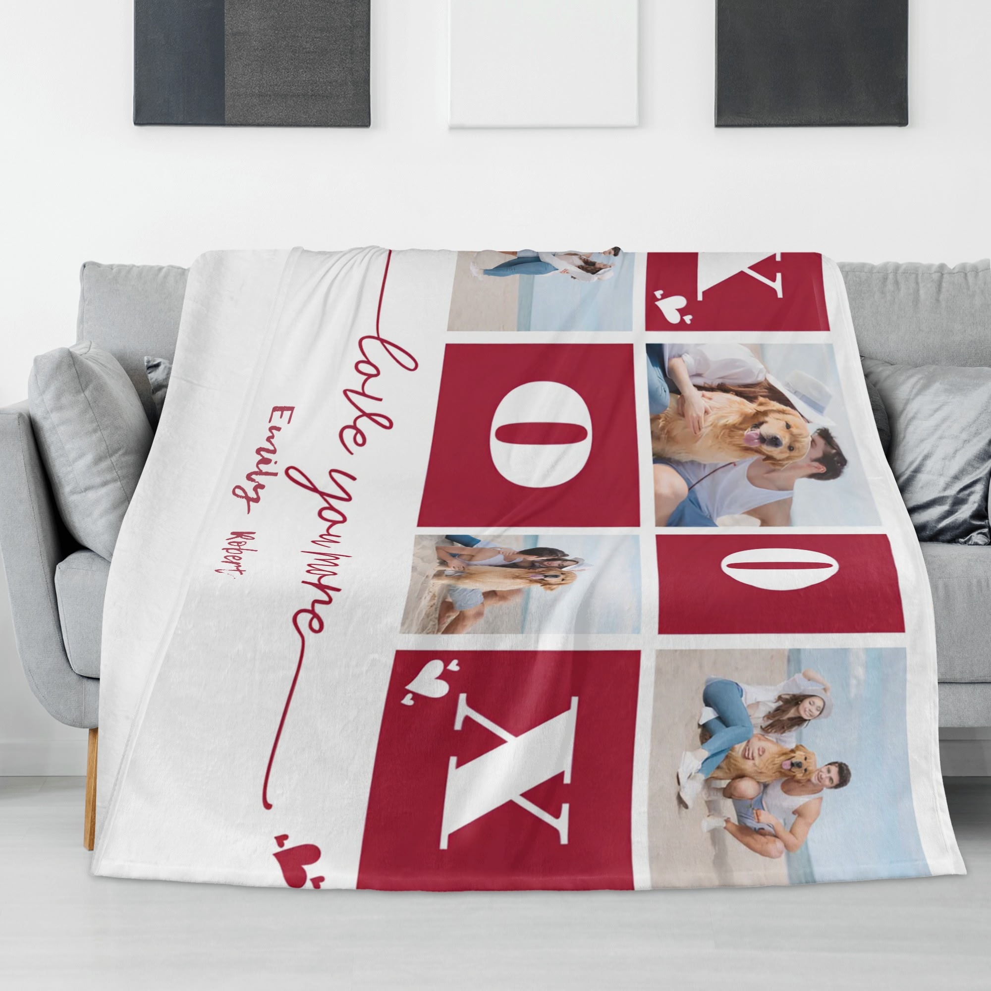 Horizontal Flannel Breathable Blanket 4 Sizes