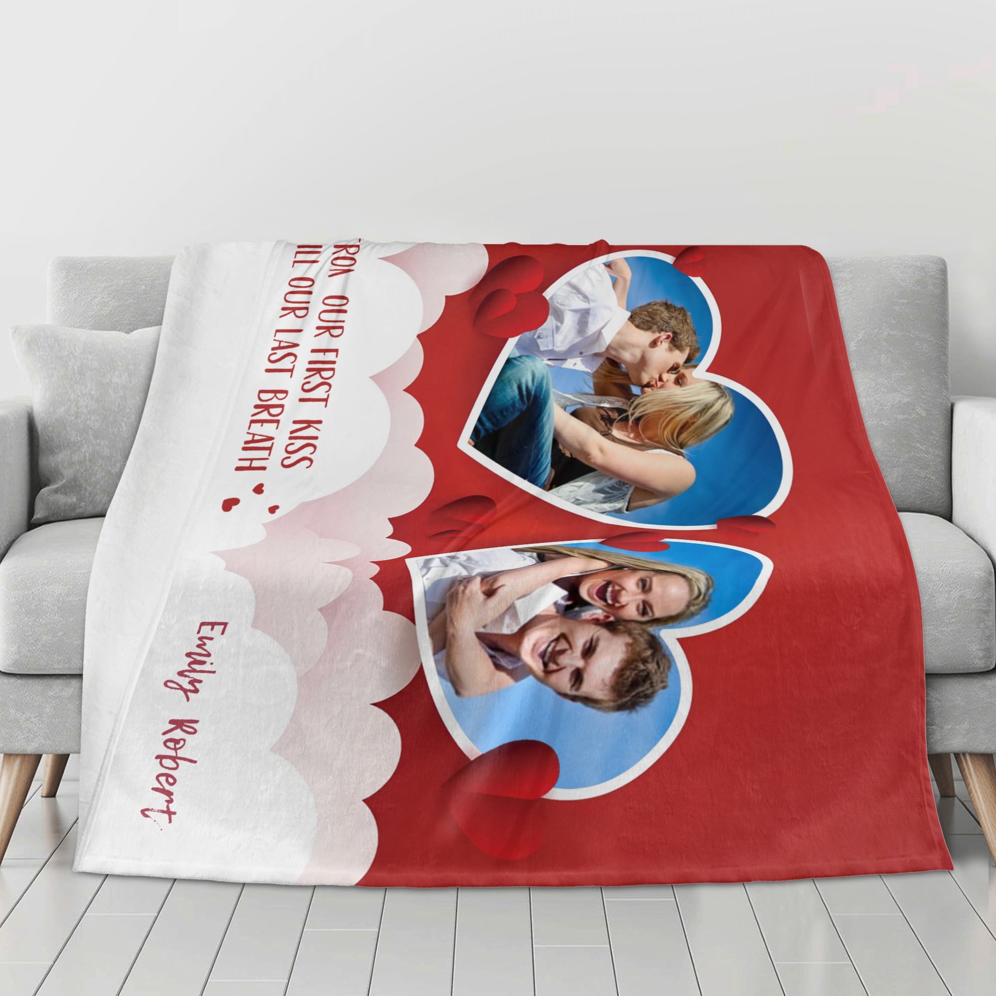 Horizontal Flannel Breathable Blanket 4 Sizes - Image 2