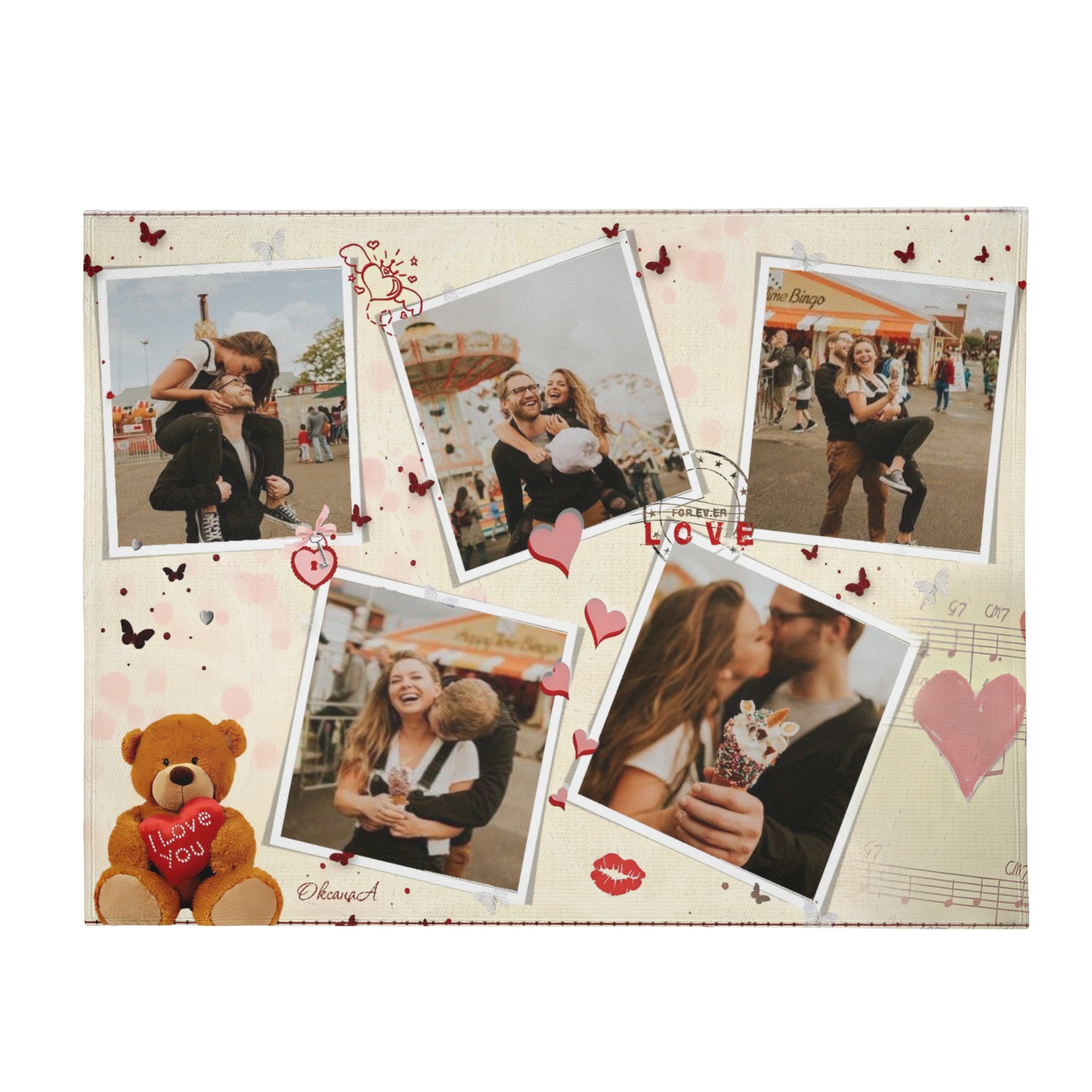 Horizontal Flannel Breathable Blanket 4 Sizes - Image 3