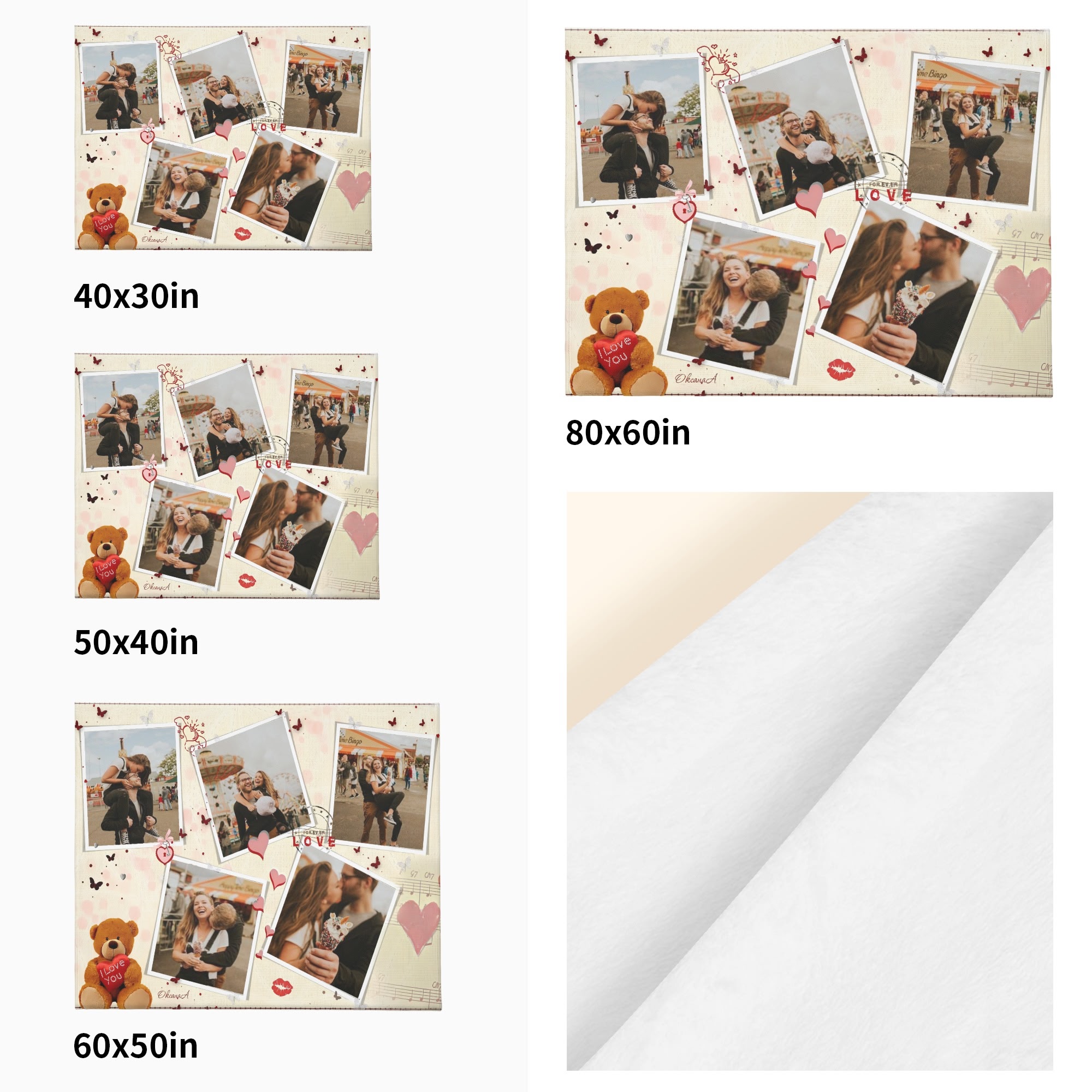 Horizontal Flannel Breathable Blanket 4 Sizes - Image 5