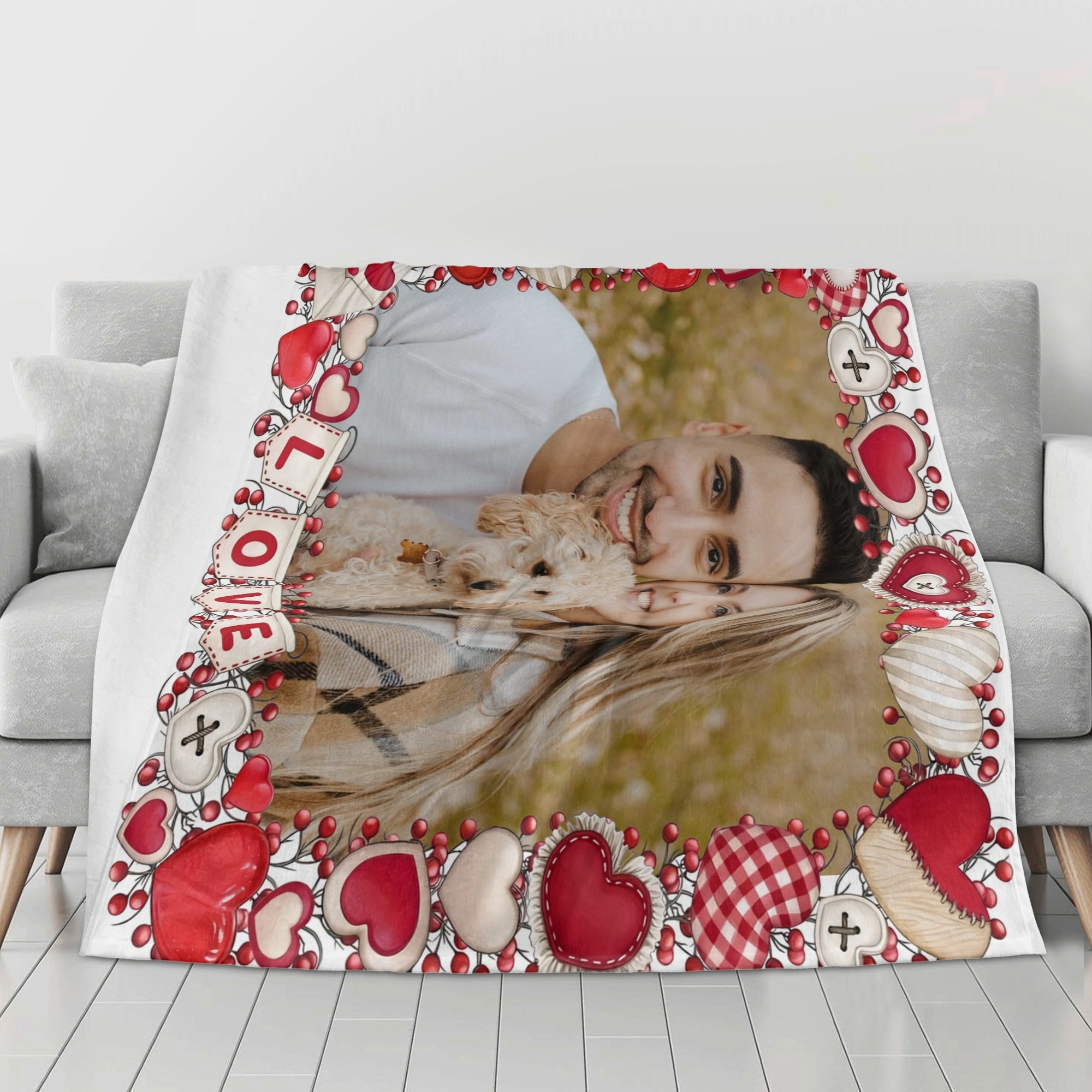 Horizontal Flannel Breathable Blanket 4 Sizes - Image 2