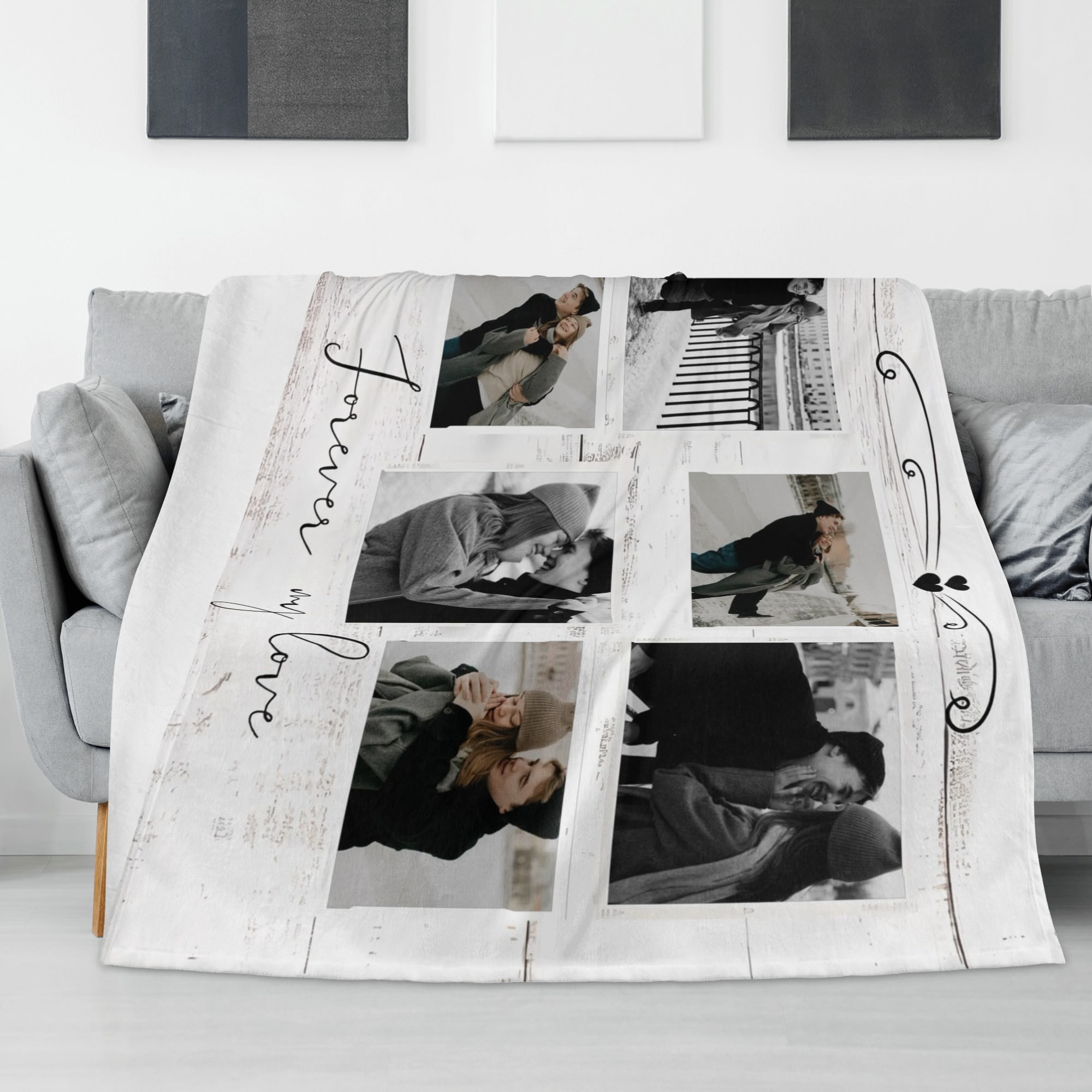 Horizontal Flannel Breathable Blanket 4 Sizes