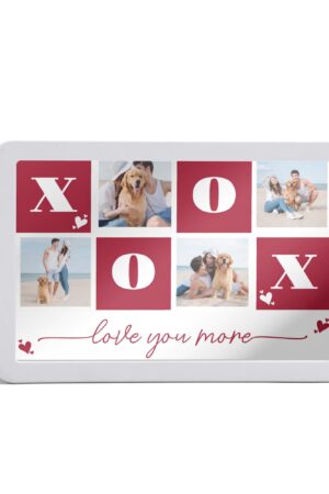 Rectangle LED Mirror Light - Personalized Photo Love Yourself Love Family