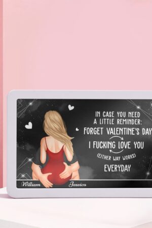 Rectangle LED Mirror Light - Personalized Photo Love Yourself Love Family