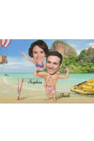 Personalized Soft Bath Towel 2 Sizes for Bathroom Gym and Travel