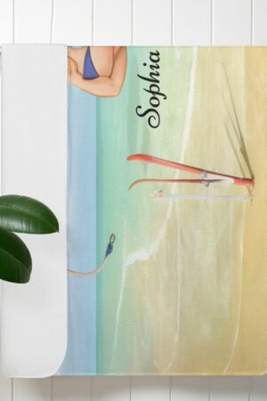 Personalized Soft Bath Towel 2 Sizes for Bathroom Gym and Travel