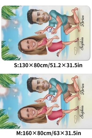 Personalized Soft Bath Towel 2 Sizes for Bathroom Gym and Travel