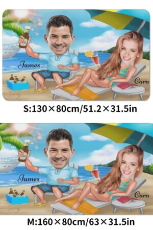 Personalized Soft Bath Towel 2 Sizes for Bathroom Gym and Travel