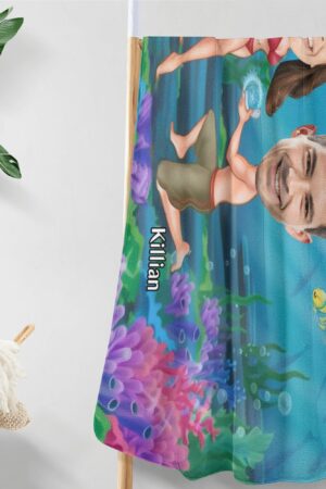 Personalized Soft Bath Towel 2 Sizes for Bathroom Gym and Travel