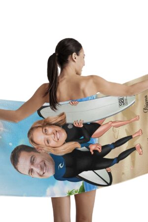 Personalized Soft Bath Towel 2 Sizes for Bathroom Gym and Travel