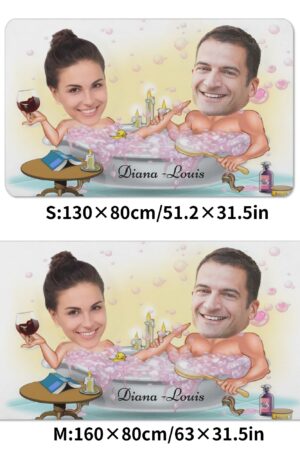 Personalized Soft Bath Towel 2 Sizes for Bathroom Gym and Travel