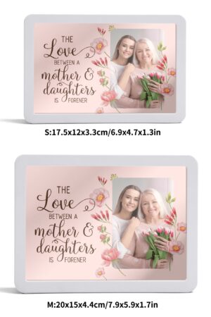 Rectangle LED Mirror Light - Personalized Photo Love Yourself Love Family