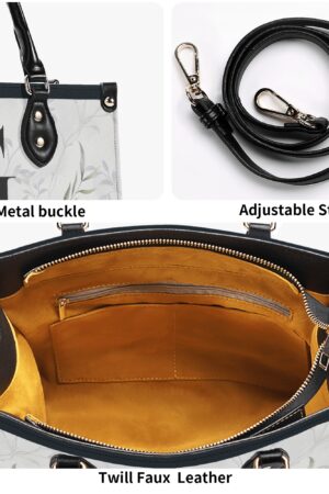 New Version-Luxury Women Twill Faux Leather Handbag