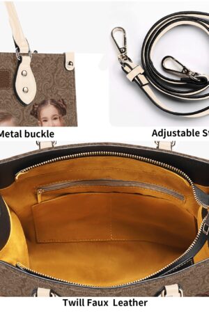 New Version-Luxury Women Twill Faux Leather Handbag