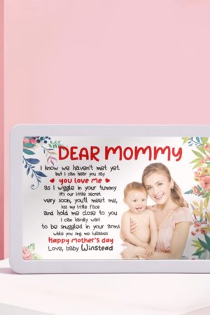 Rectangle LED Mirror Light - Personalized Photo Love Yourself Love Family
