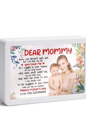 Rectangle LED Mirror Light - Personalized Photo Love Yourself Love Family