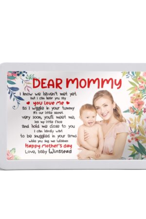 Rectangle LED Mirror Light - Personalized Photo Love Yourself Love Family
