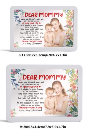 Rectangle LED Mirror Light - Personalized Photo Love Yourself Love Family