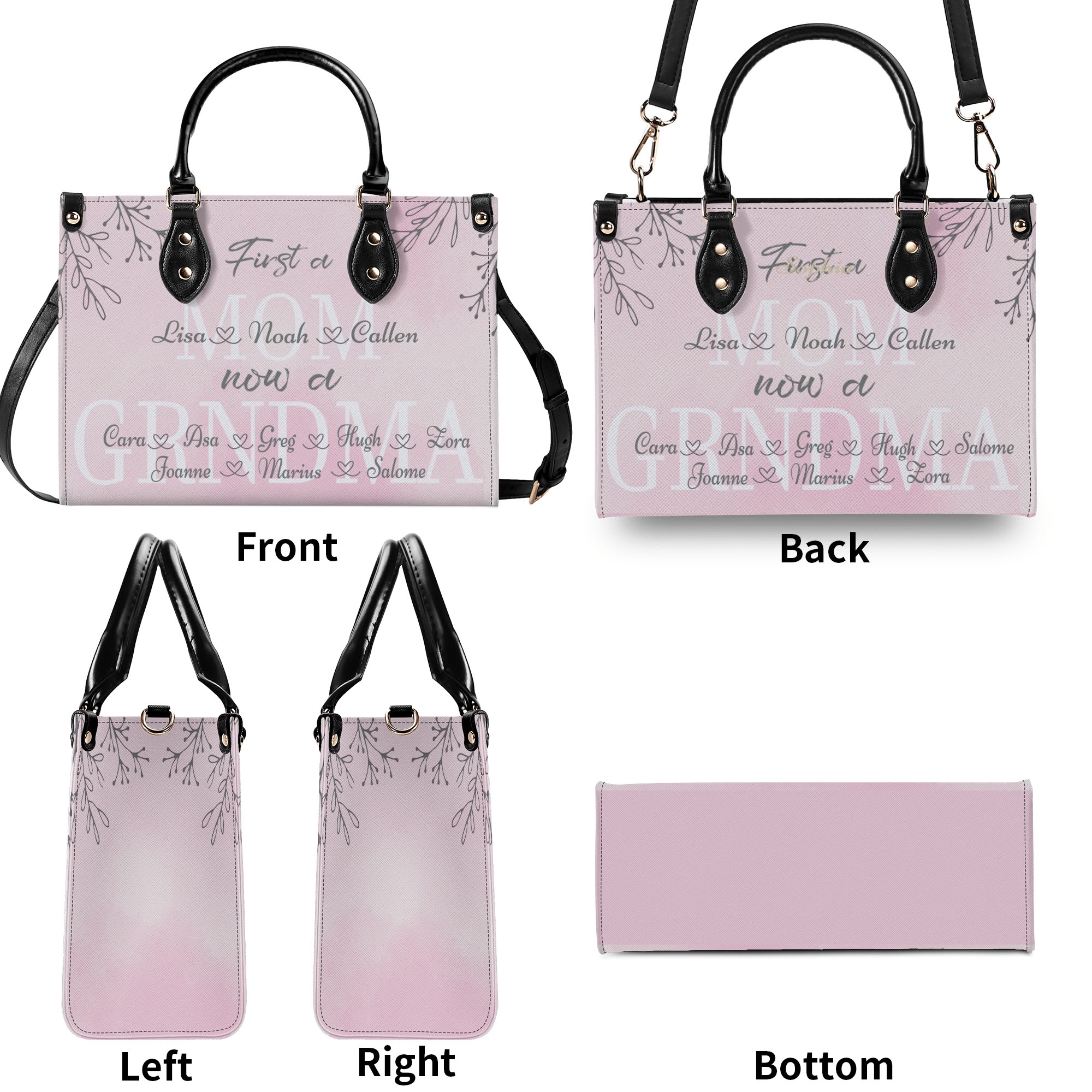 New Version-Luxury Women Twill Faux Leather Handbag - Image 10