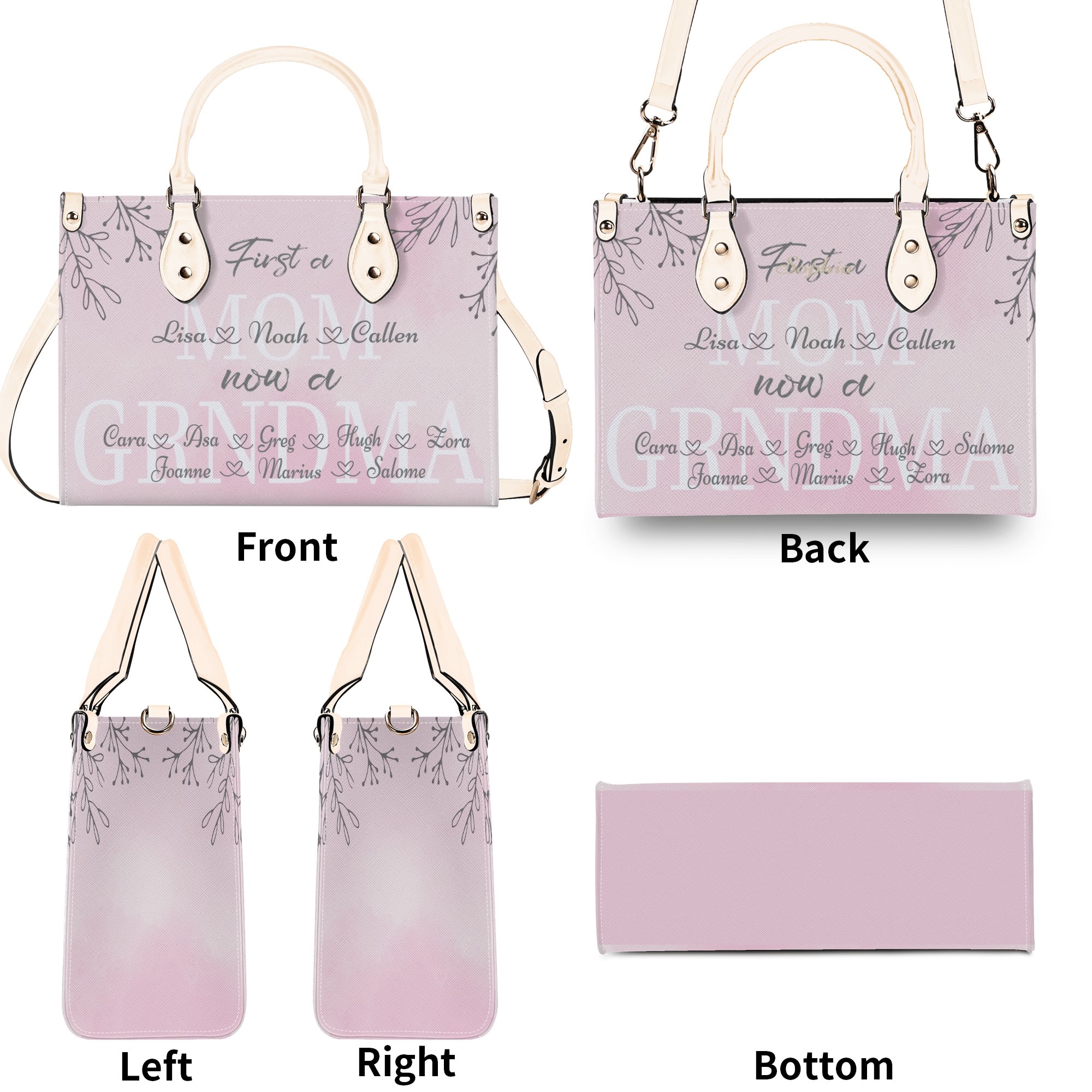 New Version-Luxury Women Twill Faux Leather Handbag - Image 22