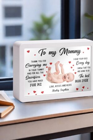 Rectangle LED Mirror Light - Personalized Photo Love Yourself Love Family