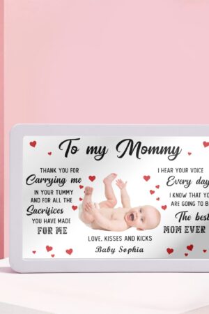 Rectangle LED Mirror Light - Personalized Photo Love Yourself Love Family