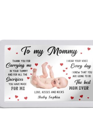 Rectangle LED Mirror Light - Personalized Photo Love Yourself Love Family