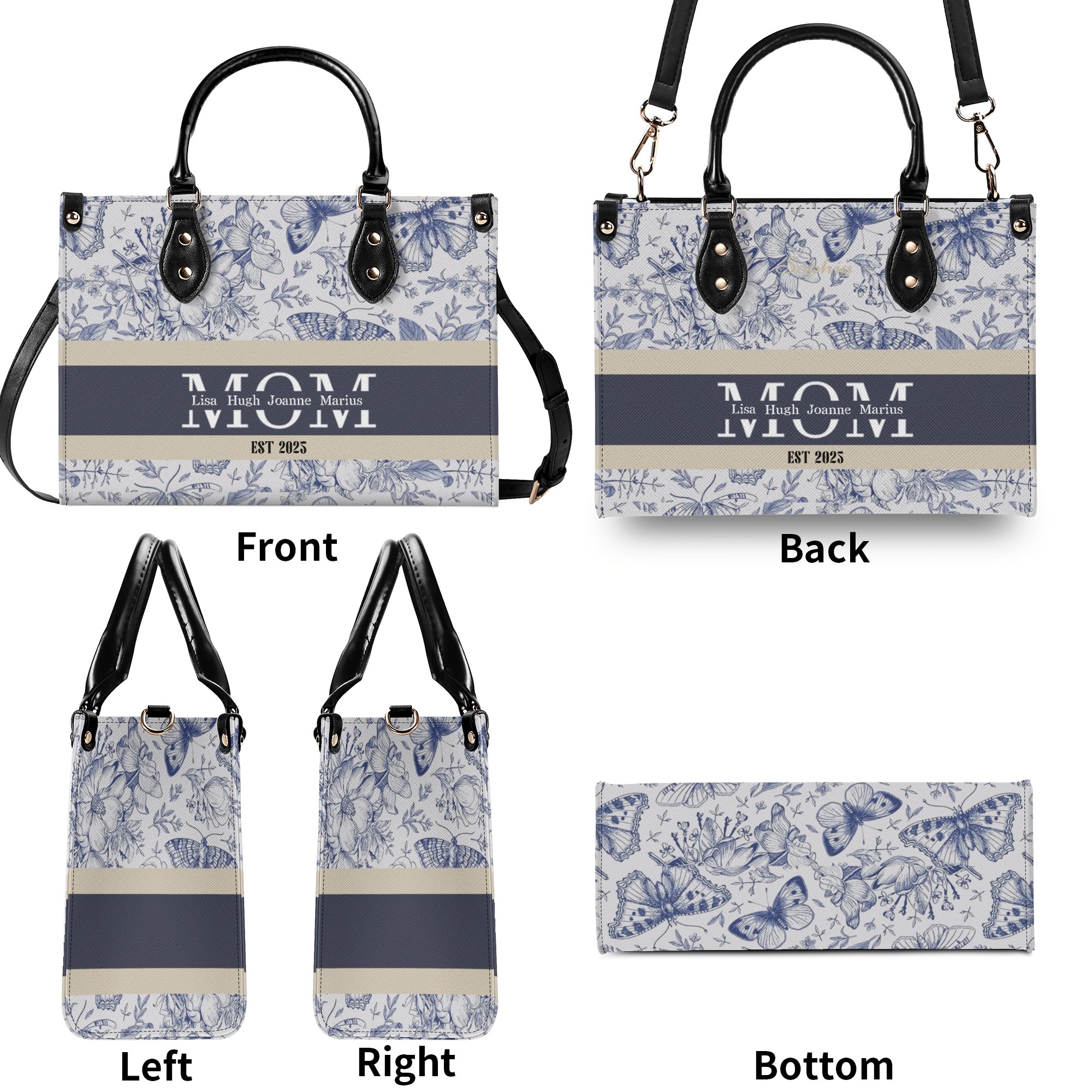 New Version-Luxury Women Twill Faux Leather Handbag - Image 10