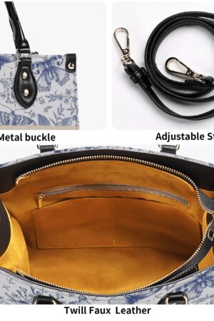 New Version-Luxury Women Twill Faux Leather Handbag