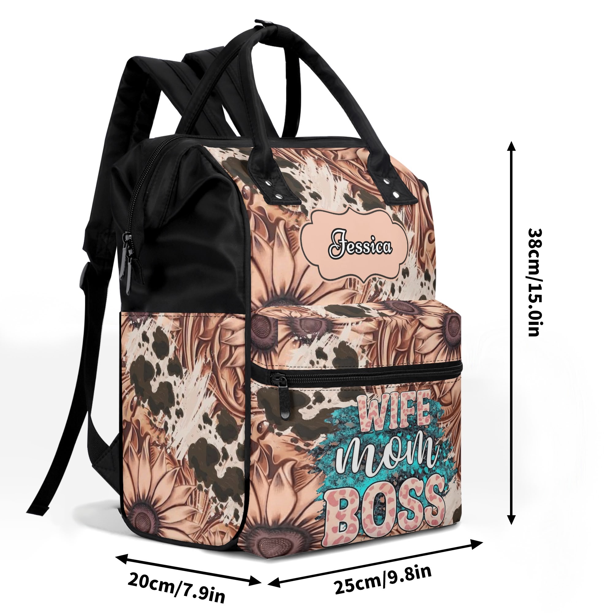 Large Capacity Diaper Bag Mummy Backpack Nursing Duckbilled Backpack - Image 8