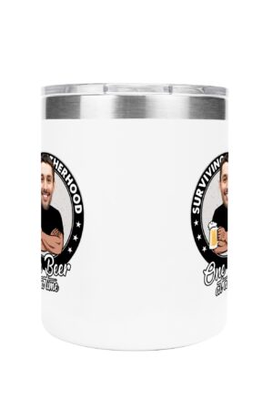 Custom 12oz Stainless Steel Coffee Mug Coffee Cup with Lid and Handle