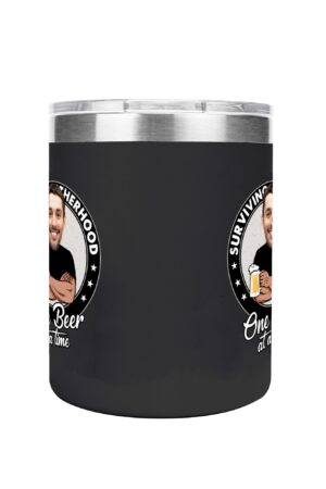 Custom 12oz Stainless Steel Coffee Mug Coffee Cup with Lid and Handle