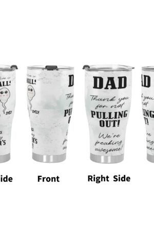 3D Personalized Stainless Steel Tumbler 30oz Printed Cup Gift