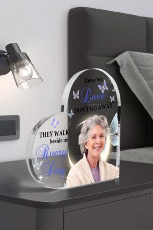 Heart Shaped Christmas Acrylic Keepsake Ornament Personalized Gift