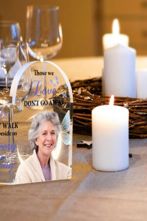 Heart Shaped Christmas Acrylic Keepsake Ornament Personalized Gift