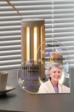 Heart Shaped Christmas Acrylic Keepsake Ornament Personalized Gift