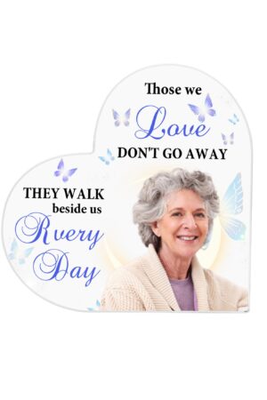 Heart Shaped Christmas Acrylic Keepsake Ornament Personalized Gift